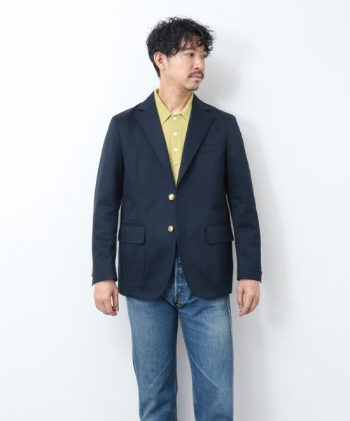 【D.C.WHITE/ディーシーホワイト】《ビジカジ対応》WEST POINT BLAZER ウエストポイントブレザー WHITE/ディーシーホワイト WHITE