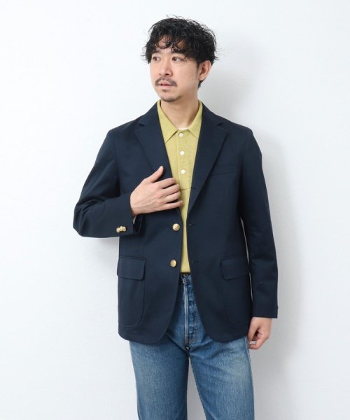 【D.C.WHITE/ディーシーホワイト】《ビジカジ対応》WEST POINT BLAZER ウエストポイントブレザー WHITE/ディーシーホワイト WHITE