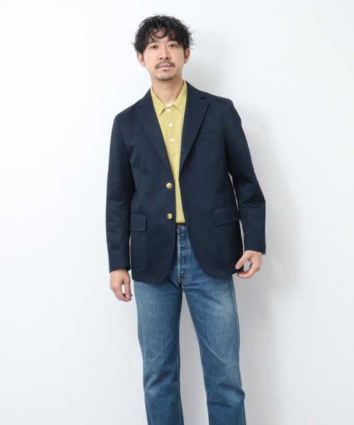 【D.C.WHITE/ディーシーホワイト】《ビジカジ対応》WEST POINT BLAZER ウエストポイントブレザー WHITE/ディーシーホワイト WHITE