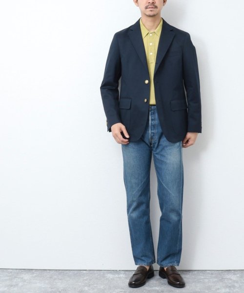 【D.C.WHITE/ディーシーホワイト】《ビジカジ対応》WEST POINT BLAZER ウエストポイントブレザー WHITE/ディーシーホワイト WHITE