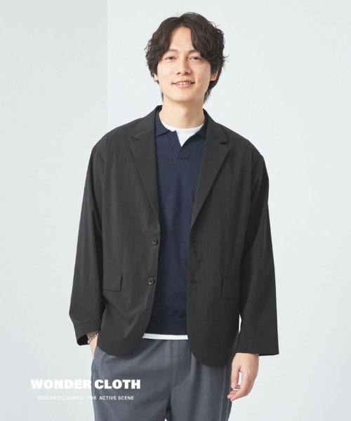 WONDER CLOTH カジュアル ジャケット －ストレッチ・接触冷感－ WONDER CLOTH