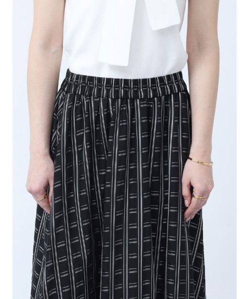 格子柄シアーバルーンスカート 