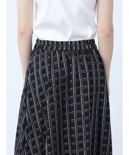 格子柄シアーバルーンスカート 