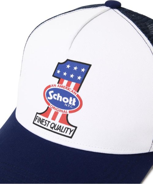 Schott(ショット)/ONE LOGO PRINT MESH CAP/ワンロゴ プリント メッシュキャップ/img05