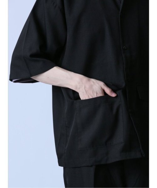 semanticdesign(セマンティックデザイン)/オープンカラー半袖シャツ&アンクルパンツ/img08