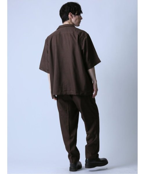 semanticdesign(セマンティックデザイン)/オープンカラー半袖シャツ&アンクルパンツ/img15