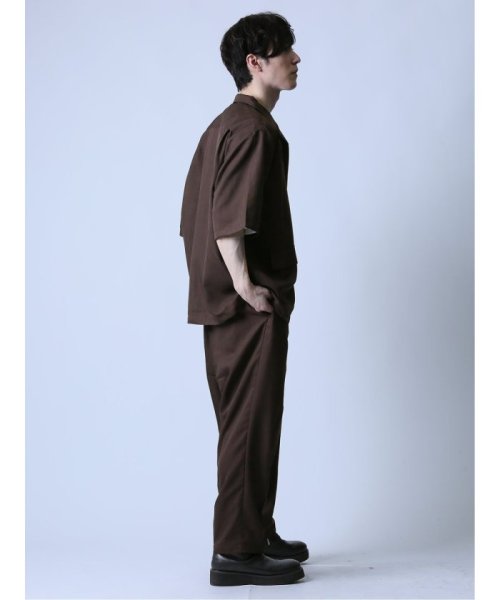 semanticdesign(セマンティックデザイン)/オープンカラー半袖シャツ&アンクルパンツ/img16