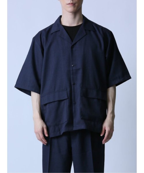 semanticdesign(セマンティックデザイン)/オープンカラー半袖シャツ&アンクルパンツ/img43