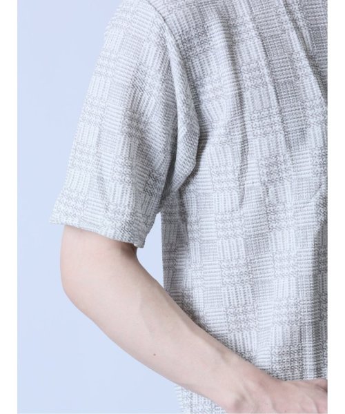 semanticdesign(セマンティックデザイン)/エンボスワッフル クルーネック半袖Tシャツ/img17