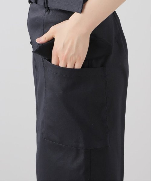 ラミーコットン ペンシルロングスカート 