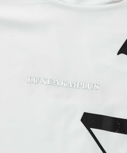 LUXEAKMPLUS(LUXEAKMPLUS)/LUXEAKMPLUS(リュクスエイケイエムプラス)ゴルフ ロゴデザイン半袖モックネックTシャツ/img17