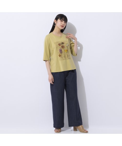 Liliane Burty(リリアンビューティ)/【Sprout.】フラワープリント　コットンTシャツ［同素材アイテム有］/img07