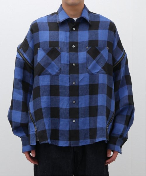 PULP(パルプ)/【FACETASM / ファセッタズム】BUFFALO CHECK ZIP SHIRT/img18