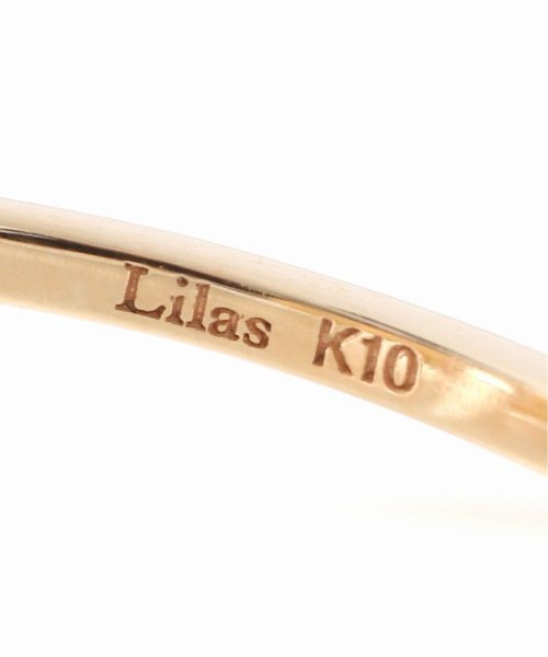 Lilas(リラ)/2ラインダイヤスリットリング K10/img09