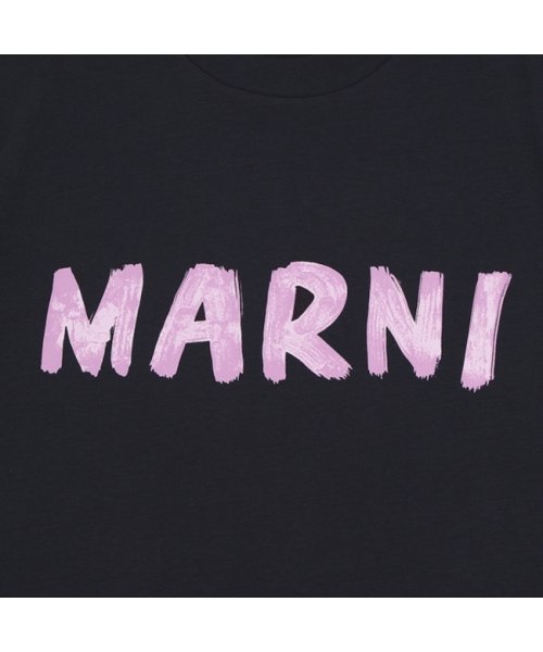 MARNI(マルニ)/マルニ Tシャツ カットソー クルーネック ロゴ ネイビー レディース MARNI THJET49EPH USCS11 L2B99/img06