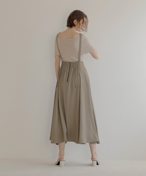 MIELI INVARIANT(ミエリ インヴァリアント)/Asymmetry Strap Flare Skirt/img05