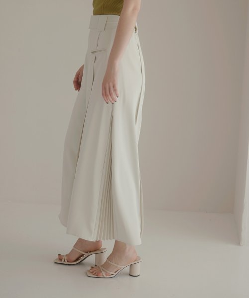 MIELI INVARIANT(ミエリ インヴァリアント)/Pleat Hem Block Pants/img10