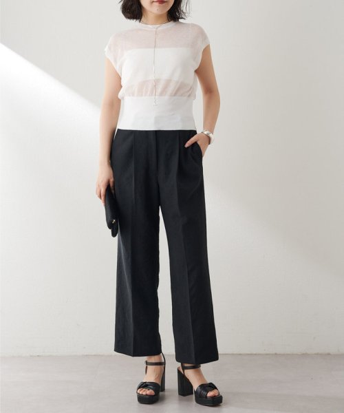 ストレッチブッチャーパンツ M～L｜着用サイズ