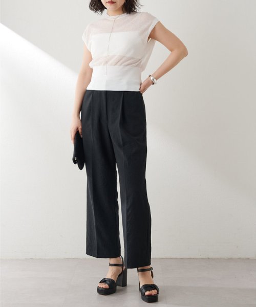 ストレッチブッチャーパンツ M～L｜着用サイズ