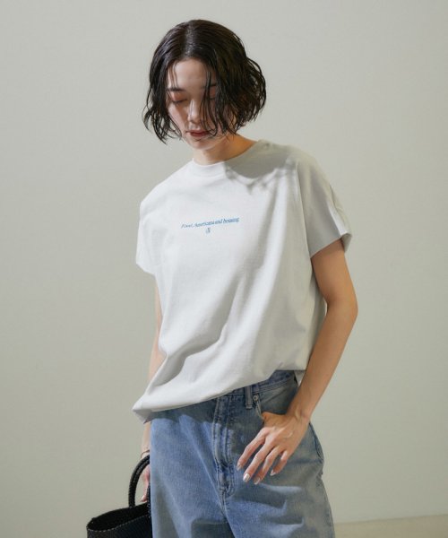 サロン　アダム　エ　ロペ(サロン　アダム　エ　ロペ)/【Americana for SALON】別注essentialロゴフレンチスリーブTシャツ/img11