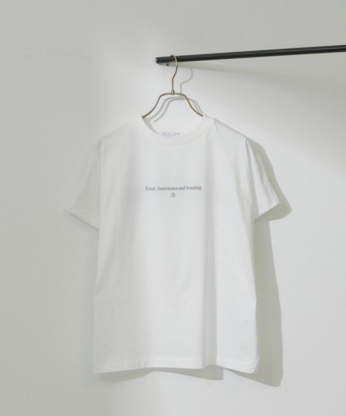 サロン　アダム　エ　ロペ(サロン　アダム　エ　ロペ)/【Americana for SALON】別注essentialロゴフレンチスリーブTシャツ/img19