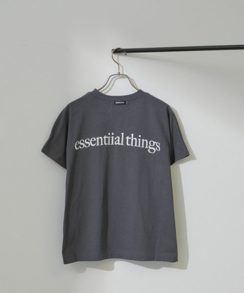 サロン　アダム　エ　ロペ(サロン　アダム　エ　ロペ)/【Americana for SALON】別注essentialロゴTシャツ【WEB限定カラー】/img20