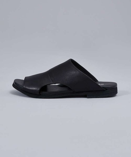 ALFREDOBANNISTER(ALFREDOBANNISTER)/【WRAP SHOES】レザー サイドキャビティ スライド サンダル/img04