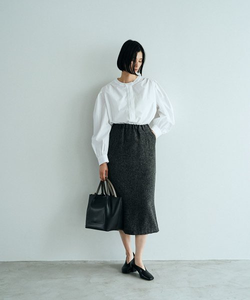 marjour(マージュール)/KASURI TWEED NARROW SKIRT/img11