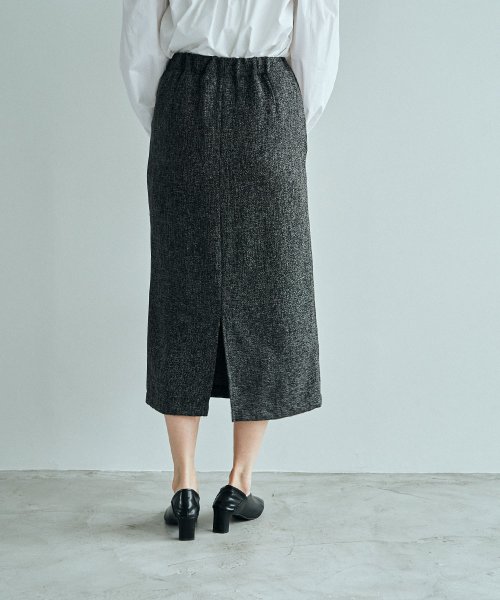 marjour(マージュール)/KASURI TWEED NARROW SKIRT/img15