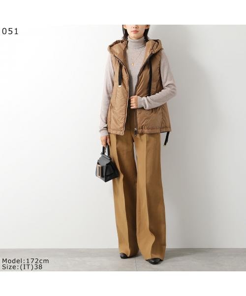 MAX MARA THE CUBE ベスト GREENGO フード付き MARA THE CUBE ベスト GREENGO ショート丈 キューブ