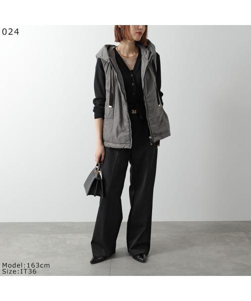 MAX MARA THE CUBE ベスト GREENGO フード付き MARA THE CUBE ベスト GREENGO ショート丈 キューブ