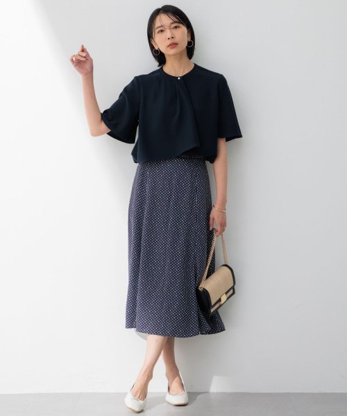 NIJYUSANKU（SMALL SIZE）(23区（小さいサイズ）)/【洗える】ストレッチジョーゼット アシンメトリー カットソー/img07