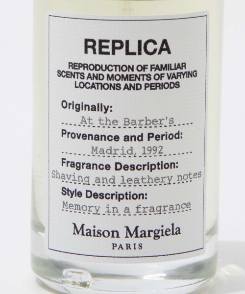 MAISON MARGIELA(メゾンマルジェラ)/メゾン マルジェラ MAISON MARGIELA アットザバーバー REPLICA EDT 30ml AT THE BARBER'S メンズ レディース オー/img04