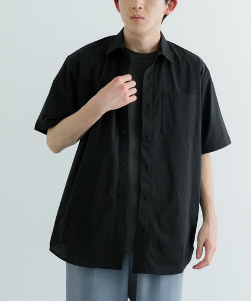 ITEMS URBANRESEARCH(アイテムズアーバンリサーチ（メンズ）)/吸水速乾 ドットメッシュ 半袖シャツ/img04