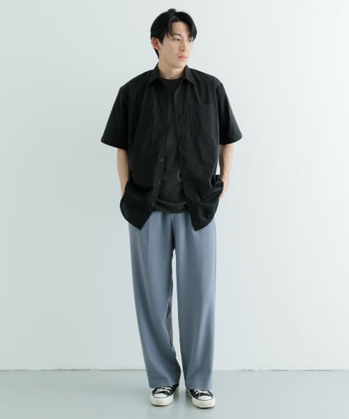 ITEMS URBANRESEARCH(アイテムズアーバンリサーチ（メンズ）)/『セットアップ対応』吸水速乾 ドットメッシュ 半袖シャツ/img08