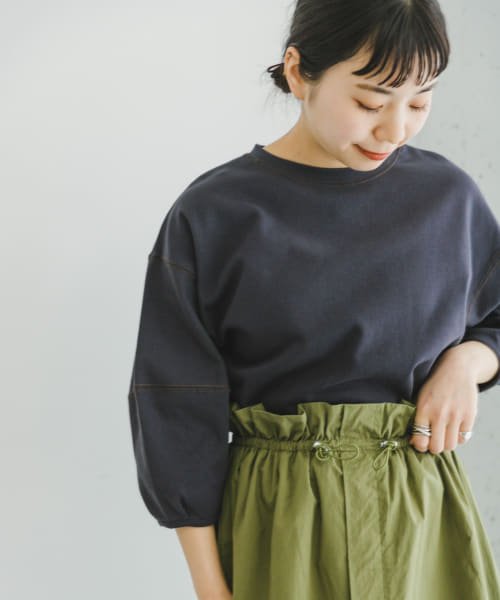 ITEMS URBANRESEARCH(アイテムズ アーバンリサーチ（レディース）)/ハイショクステッチバルーンスリーブTシャツ/img12