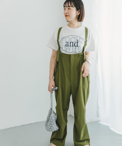 ITEMS URBANRESEARCH(アイテムズ アーバンリサーチ（レディース）)/ストレッチ2WAYサロペット/img10