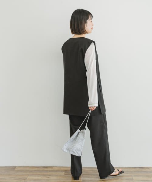 ITEMS URBANRESEARCH(アイテムズ アーバンリサーチ（レディース）)/ジレ×パンツセット/img16