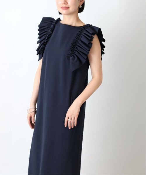 【Room no.8 BLACK/ルームエイトブラック】Camellia Frill /S ドレス VERMEIL par Room no