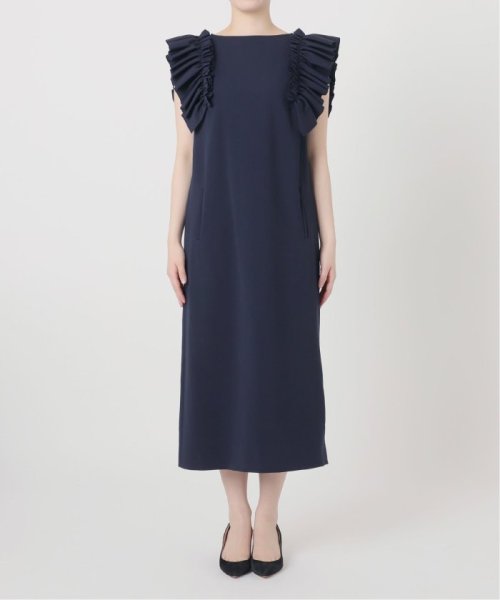 【Room no.8 BLACK/ルームエイトブラック】Camellia Frill /S ドレス VERMEIL par Room no