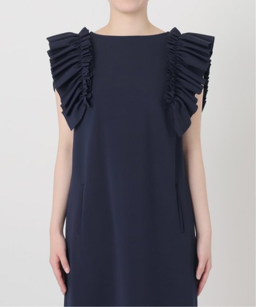 【Room no.8 BLACK/ルームエイトブラック】Camellia Frill /S ドレス VERMEIL par Room no