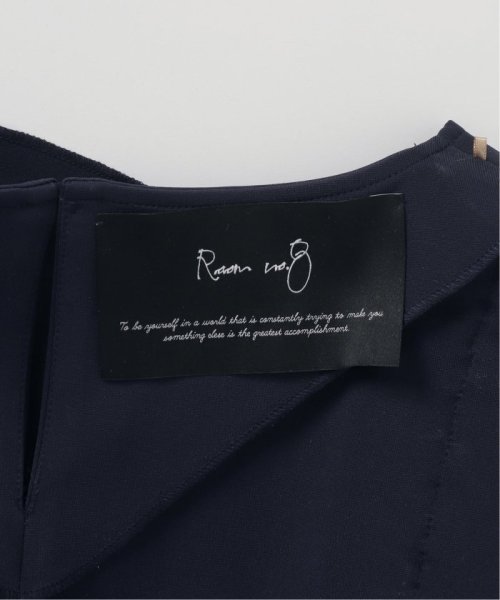 【Room no.8 BLACK/ルームエイトブラック】Camellia Frill /S ドレス VERMEIL par Room no