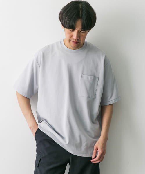 URBAN RESEARCH DOORS(アーバンリサーチドアーズ)/『Sサイズ/WEB限定』『イージーケア』ポンチポケットショートスリーブTシャツ/img06