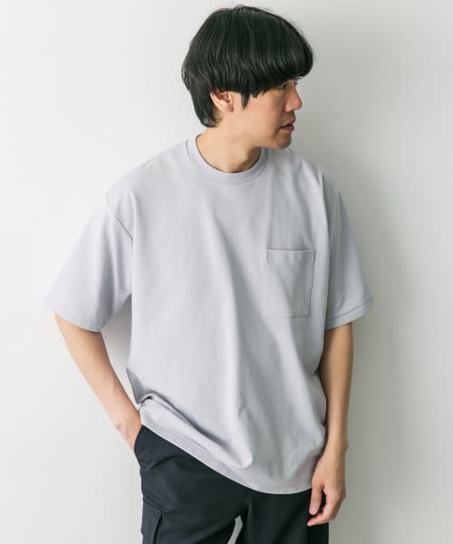 URBAN RESEARCH DOORS(アーバンリサーチドアーズ)/『Sサイズ/WEB限定』『イージーケア』ポンチポケットショートスリーブTシャツ/img07