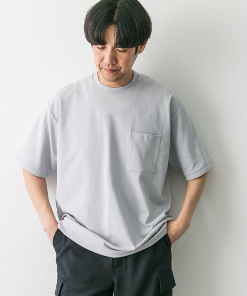 URBAN RESEARCH DOORS(アーバンリサーチドアーズ)/『Sサイズ/WEB限定』『イージーケア』ポンチポケットショートスリーブTシャツ/img08