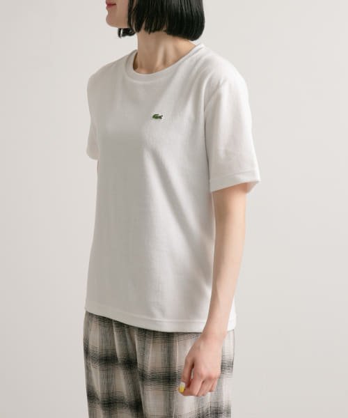 URBAN RESEARCH DOORS(アーバンリサーチドアーズ)/『別注』LACOSTE×DOORS　パイルクルーネックTシャツ/img01