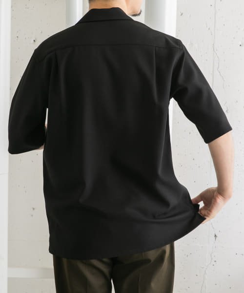 URBAN RESEARCH ROSSO(URBAN　RESEARCH　ROSSO（MEN）)/【予約】『セットアップ対応』パナマ風オープンカラー半袖シャツ/img33
