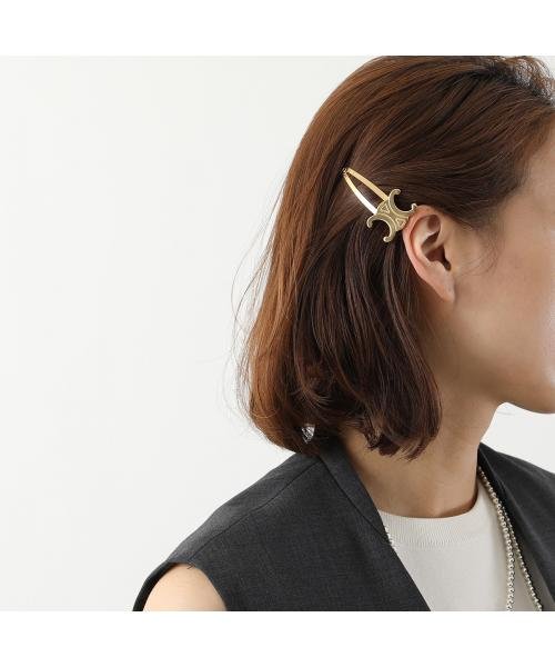 CELINE(セリーヌ)/CELINE ヘアクリップ Snap Hair Clip 46Z656BSL【2点セット】/img02