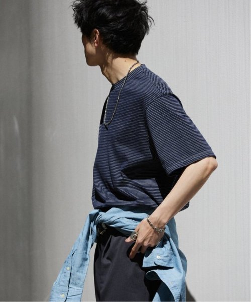 JOURNAL STANDARD relume Men's(ジャーナルスタンダード　レリューム　メンズ)/【米富繊維 / Yonetomi】別注 ガーメントダイ BORDER Tシャツ/img10