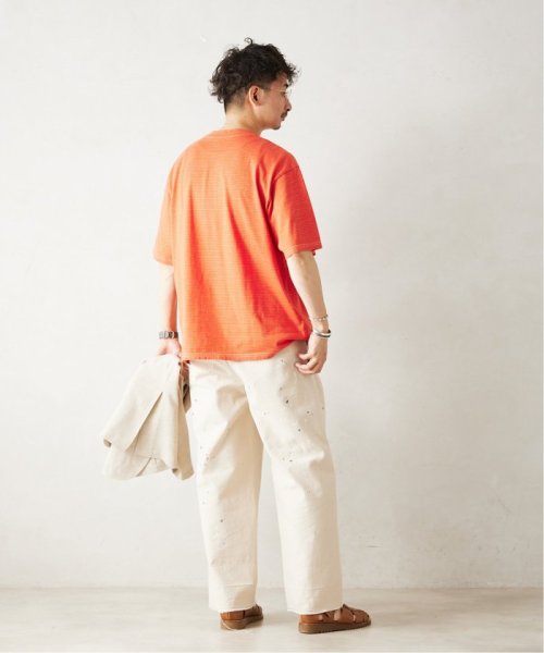 JOURNAL STANDARD relume Men's(ジャーナルスタンダード　レリューム　メンズ)/【米富繊維 / Yonetomi】別注 ガーメントダイ BORDER Tシャツ/img14